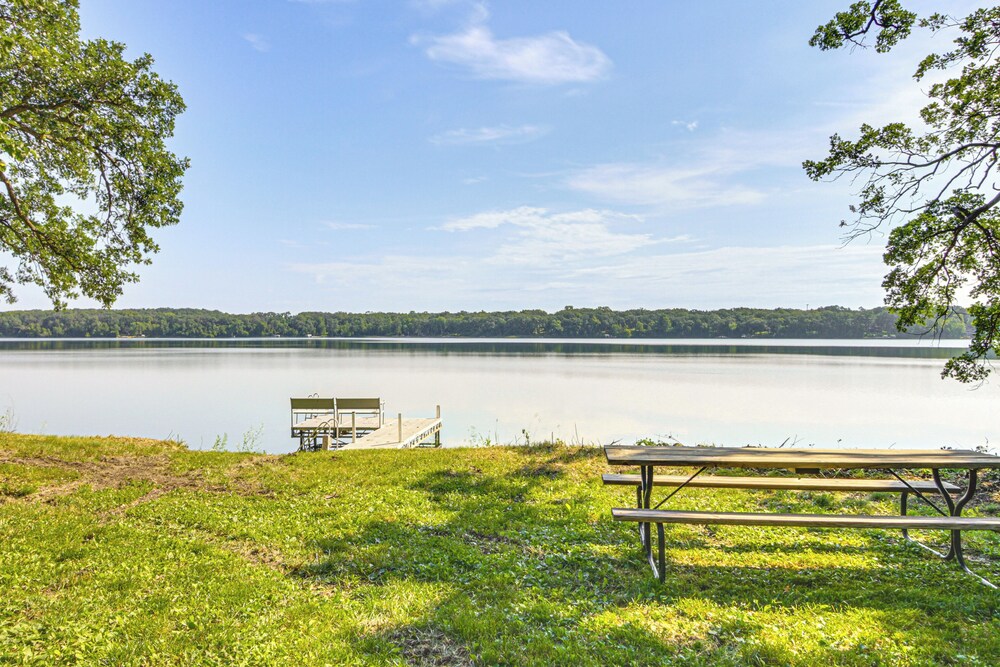'elbow Lake Escape' w/ Dock in Underwood!