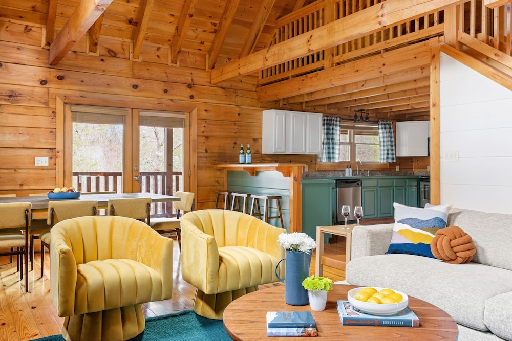 Yesteryear Hot Tub 360 Deck and Game Room Redesigned Cabin Easy Access