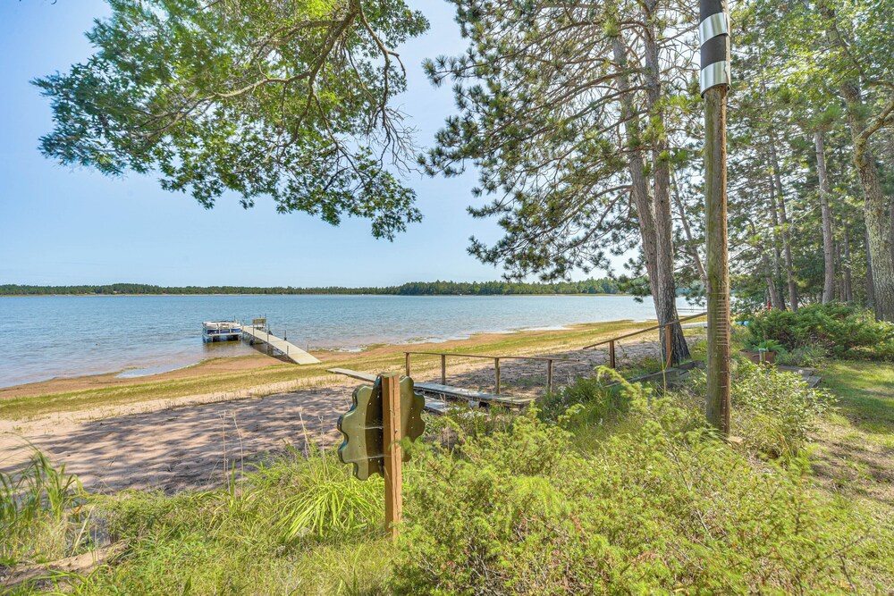 Waterfront Escape on Big Sand Lake w/ Private Dock