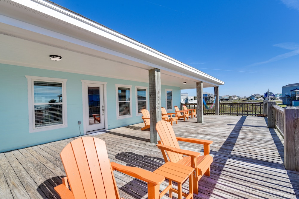 Ocean-view Crystal Beach Home: Steps to the Sand view 5