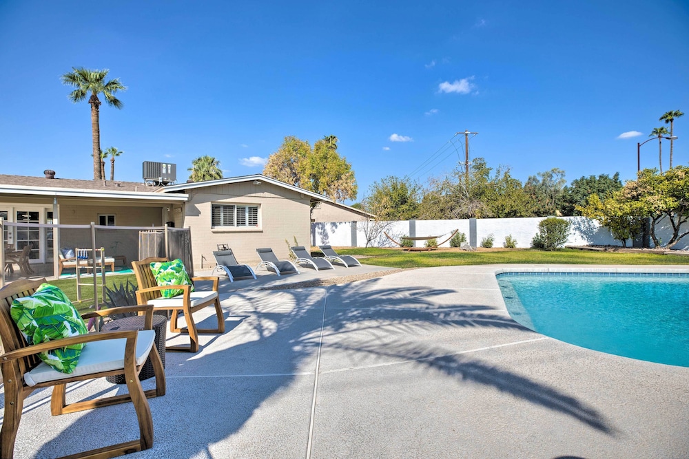 Modern Scottsdale Gem w/ Pool, Games, Patio & More