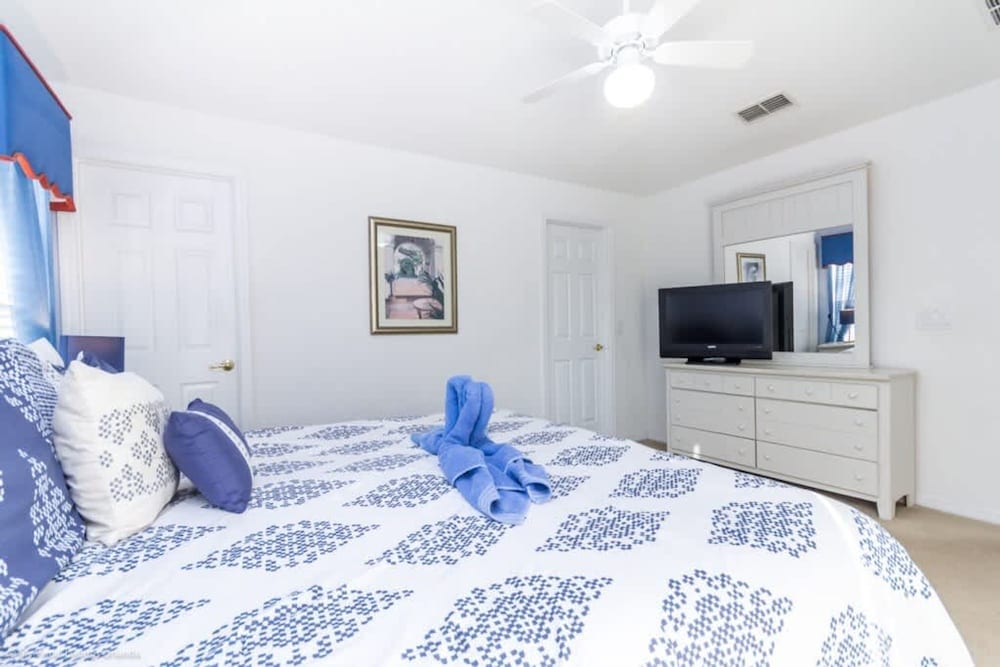 4bd Villa With Solar Heated Pool Near Disney No Resort Fee