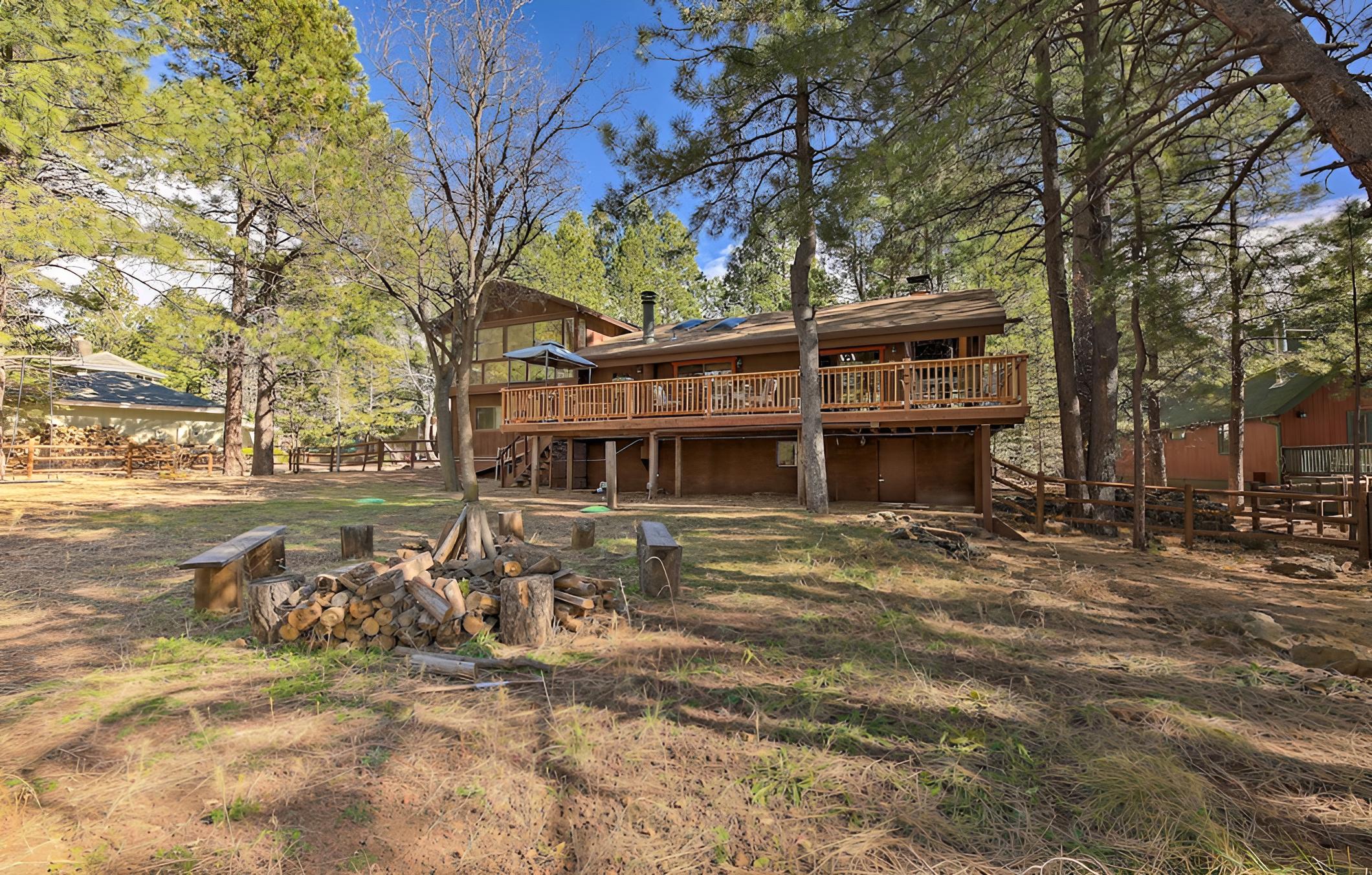Rustic Pinetop Escape w/ Deck: Near Lakes & Trails view 2