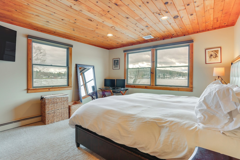 Swim, Hike & Ski: Waterfront Home in White Lake!