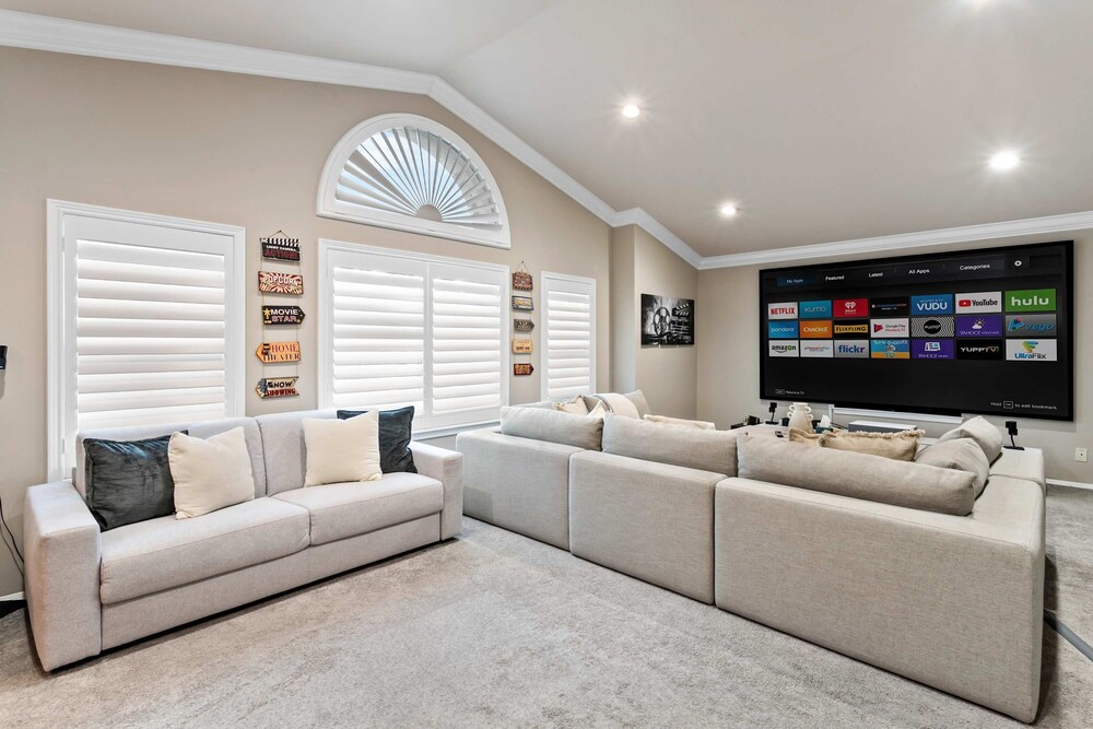 Luxury Pool Home w Theater Games Mountain View
