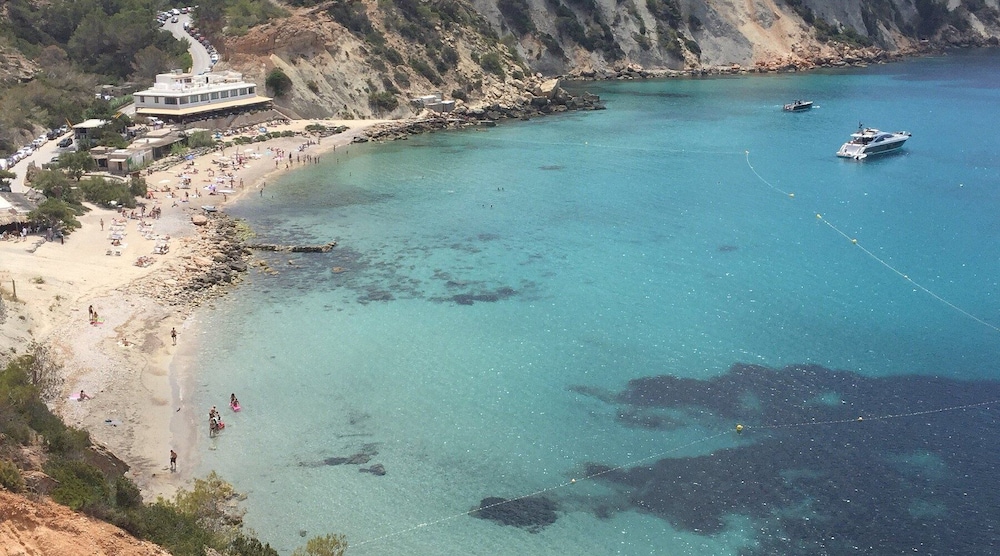 Oceanfront Retreat in Sant Josep de sa Talaia With Shared Pool