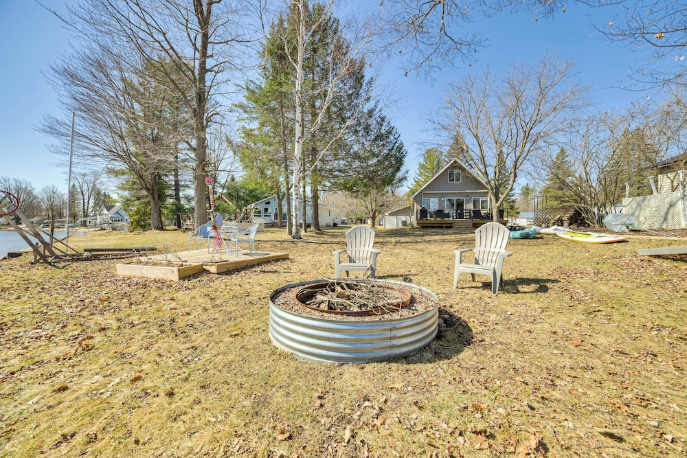 Deck & Scenic Views: Lakefront Cottage in Hale!