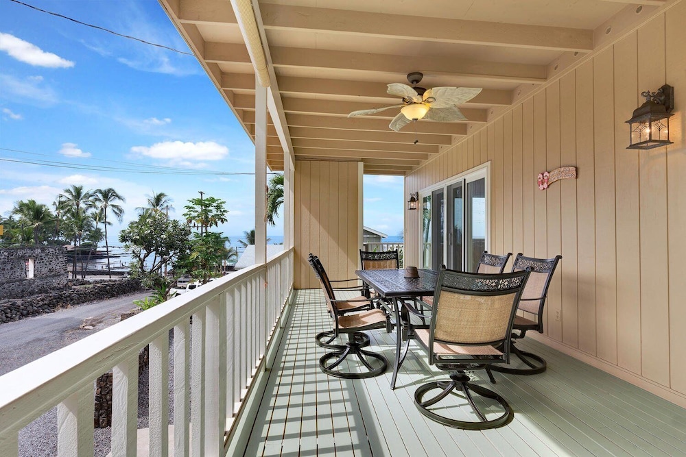 Ocean View - Steps From Kahalu'u Beach - Wifi- Vrkcv