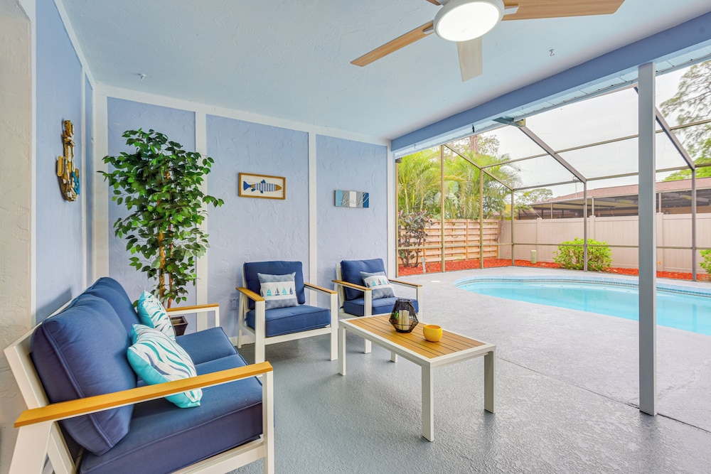 3 Mi to Beach: Spacious Sarasota Home w/ Game Room