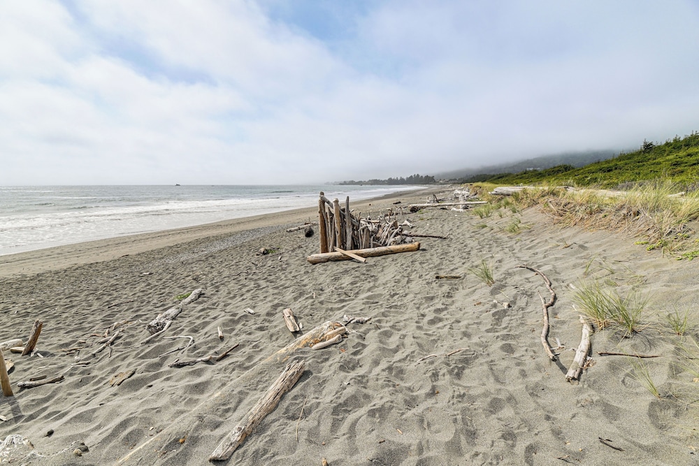 3-acre Property: Beachfront Home in Smith River!