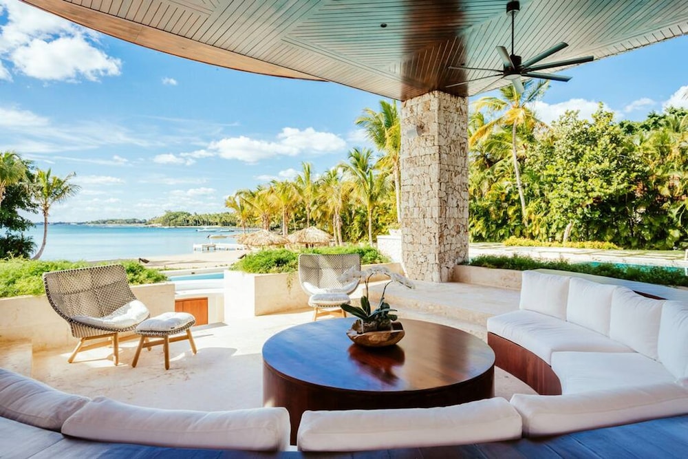 Beachfront Estate w Pool Elevator Chef Butler
