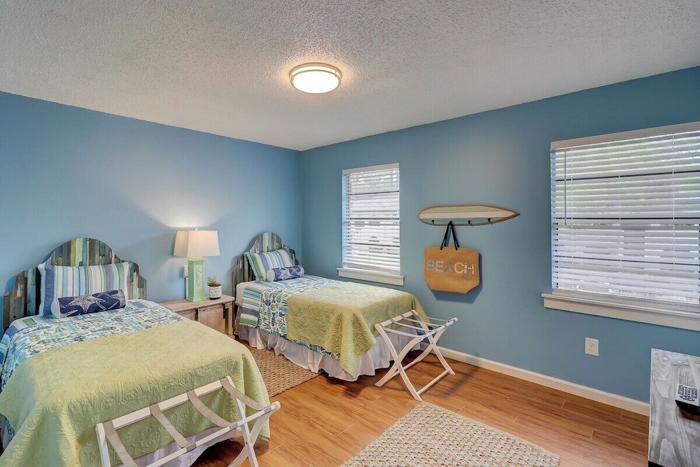 Beach Getaway 2BR w/ Pool + Modern Comforts
