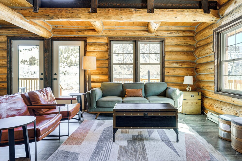 Riverfront Montana Log Cabin w/ Mountain Views! view 4