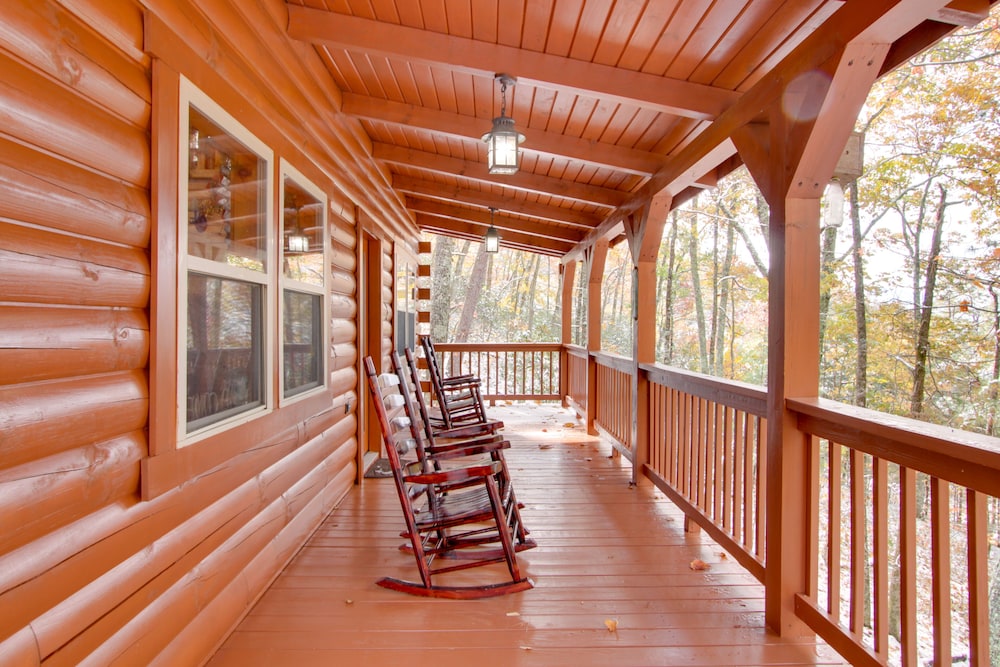 Secluded Smoky Mountain Cabin w/ Wraparound Deck! view 2