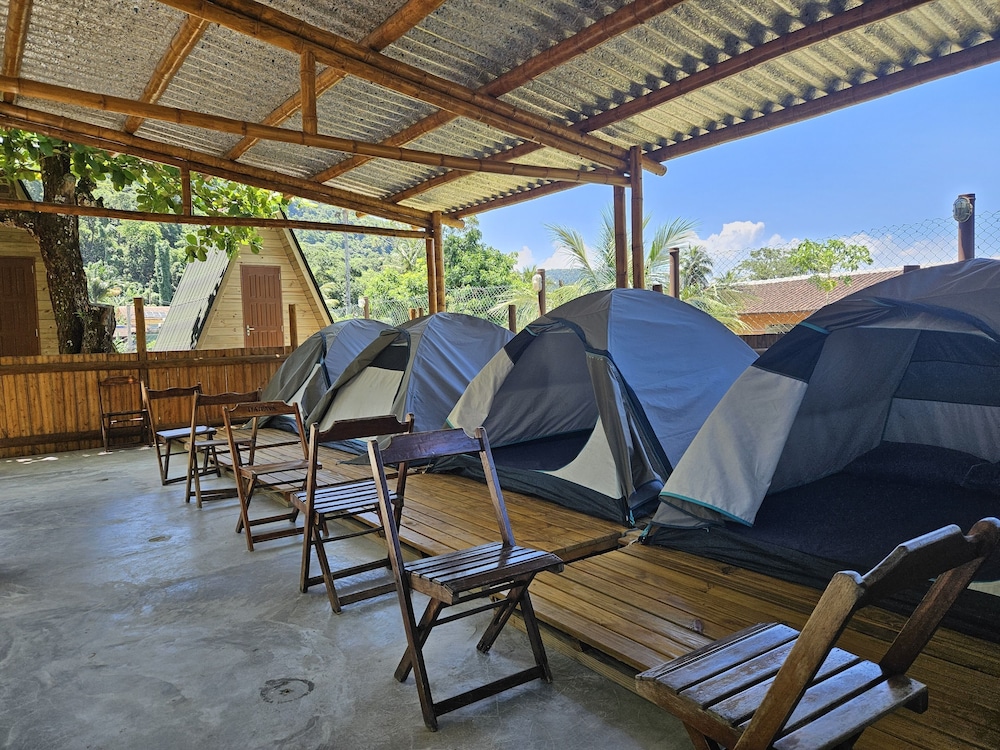 outdoor bbq area