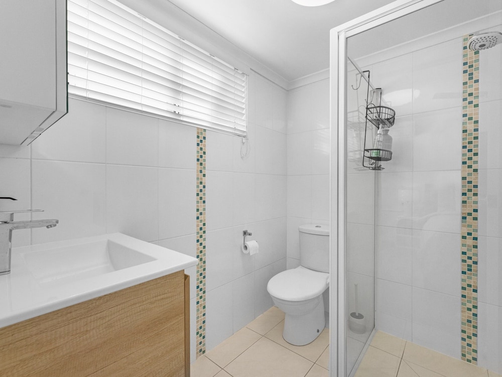 Bright Coastal Stay With Pool and Beach View