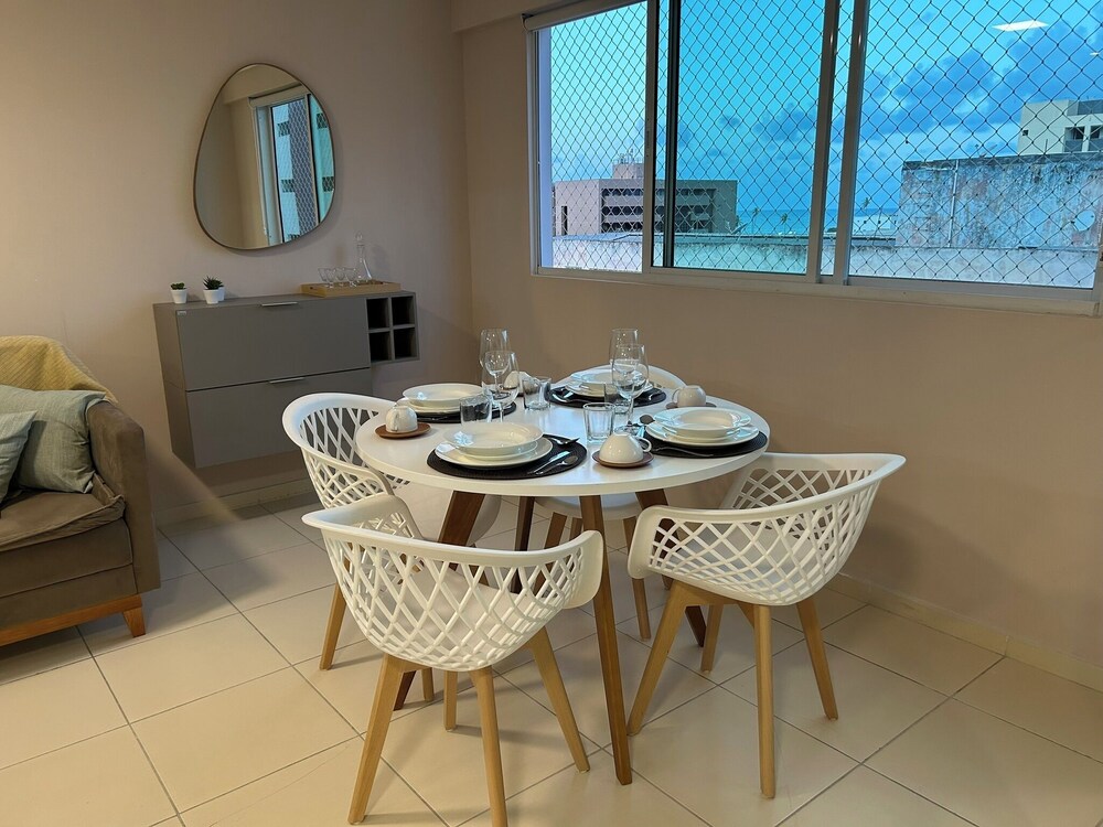 Bela Hospedagem-Flat Tagus a 300m do mar