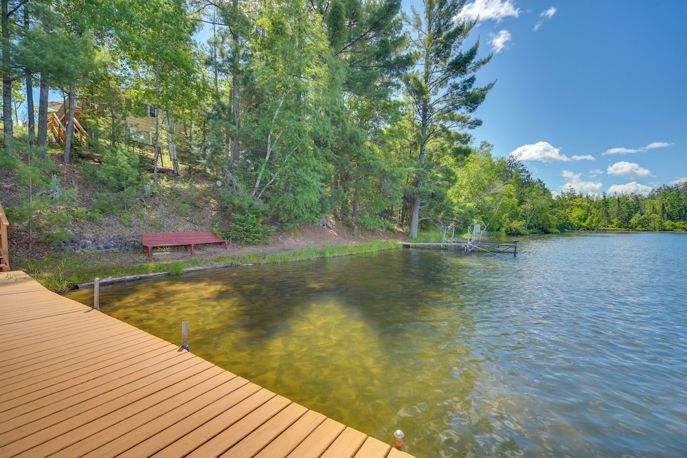 Lakefront Cabin w/ Dock, Fire Pits in Danbury! view 5
