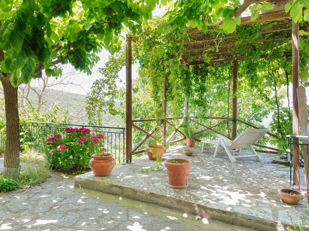 Secluded Holiday Home in Kalavrouza With Mountain Views,bbq view 3