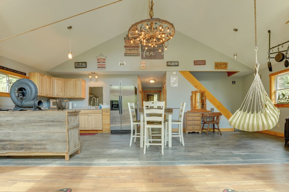 Fish + Hike: Wooded Home w/ Deck in Dexter