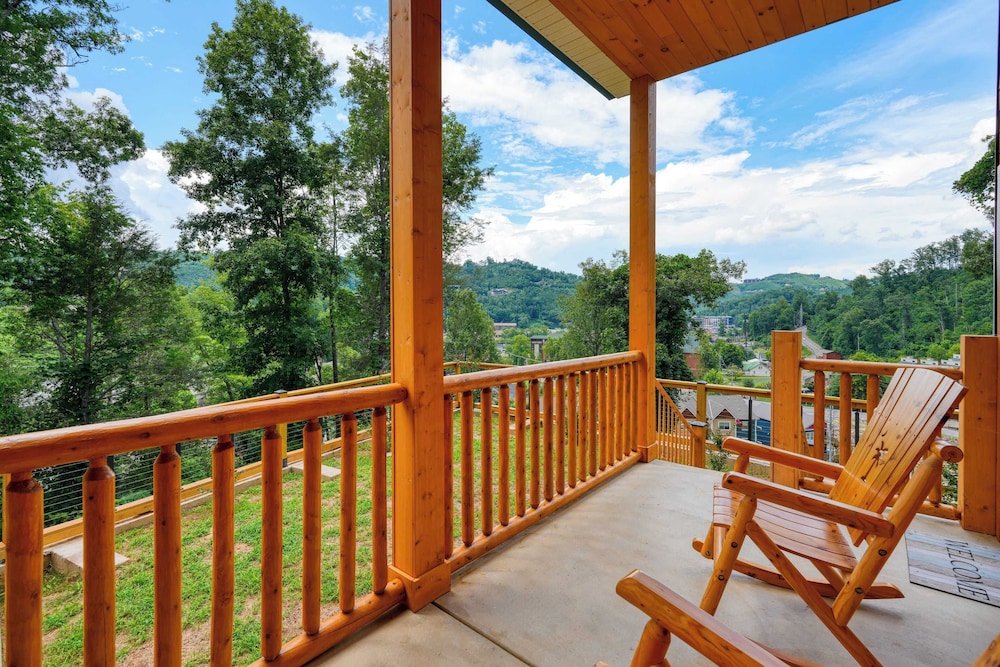 Hot Tub, Game Room & Views Near Downtown Gatlinburg Perfect Too by Avantstay