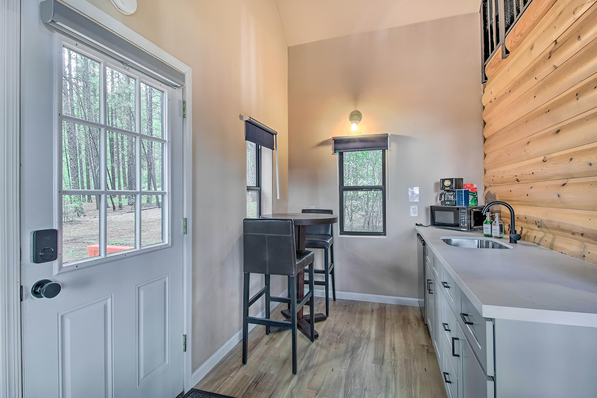 Woodsy Pinetop Cabin + Deck & Separate Casita view 4