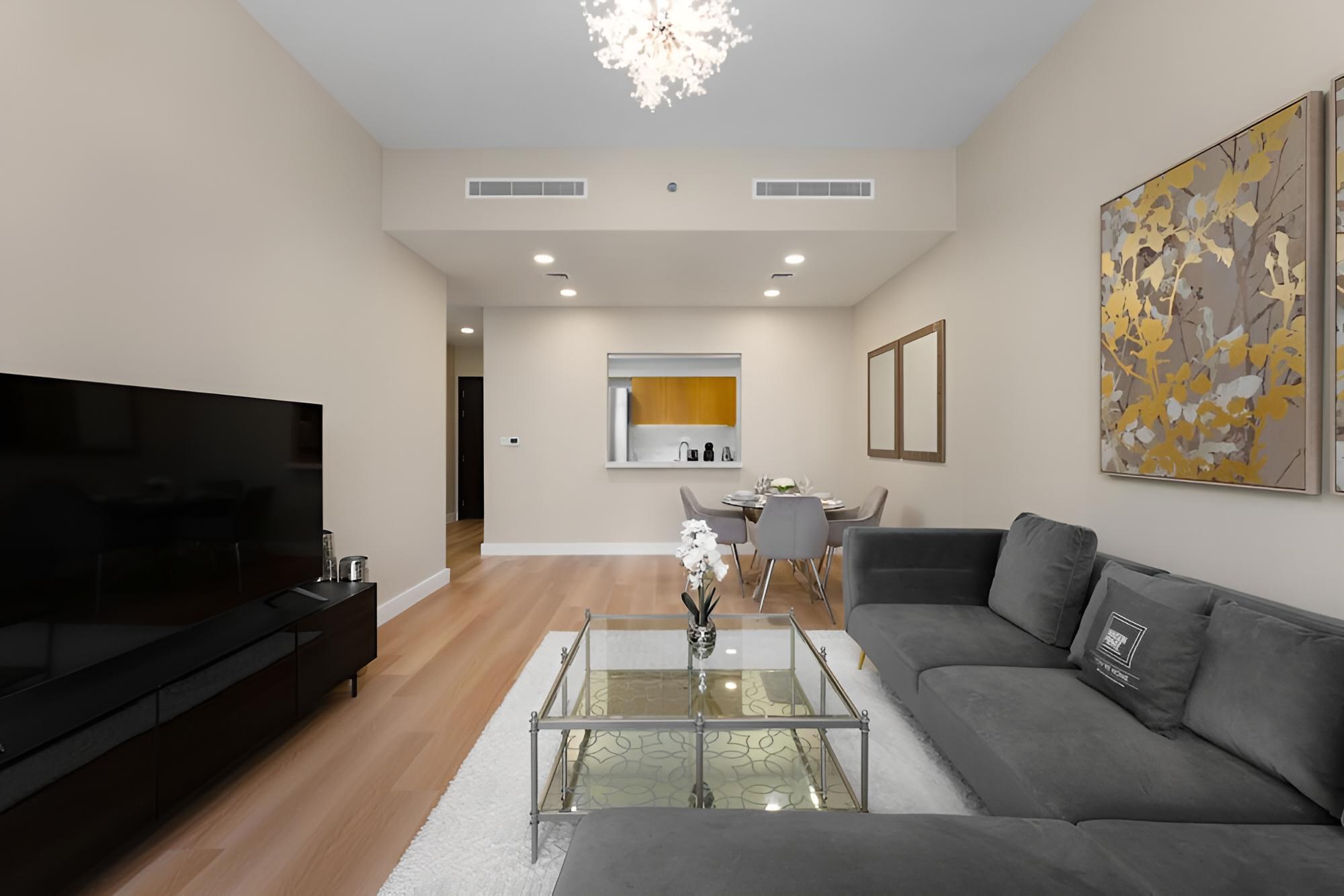 Classy Apt w Terrace Direct Burj Khalifa Views