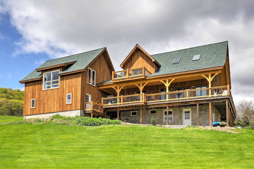 Naples Cabin w/ Lake Views & Wraparound Deck! view 2