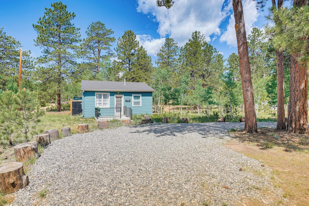 Patio & Hot Tub: Cozy Cabin Retreat in Bailey! view 4
