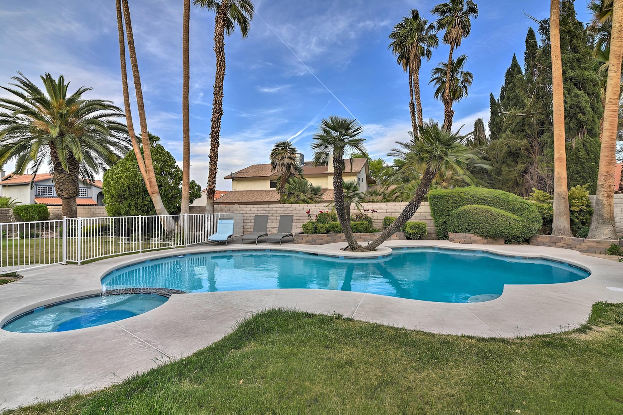 Las Vegas House w/ Pool & Hot Tub - 1 Mi to Strip!