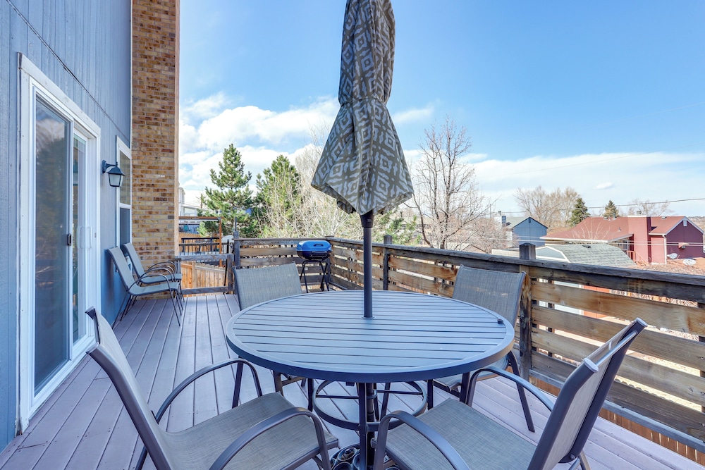 3 Mi to Tennyson St: Spacious Home w/ Private Deck