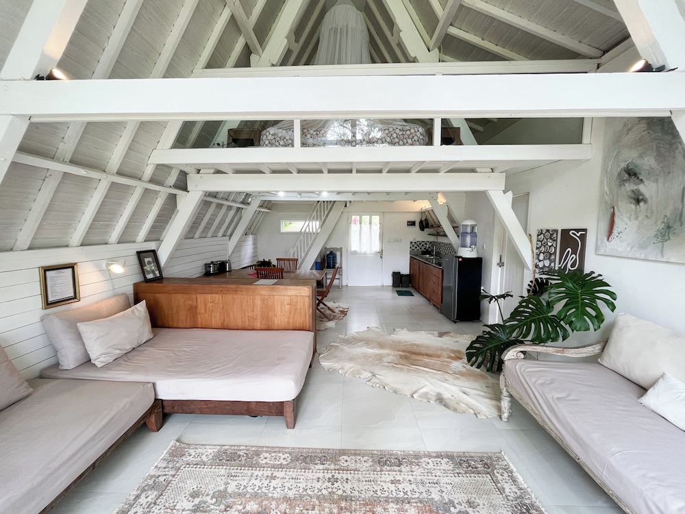 Frame Cabin with Endless Rice Field View