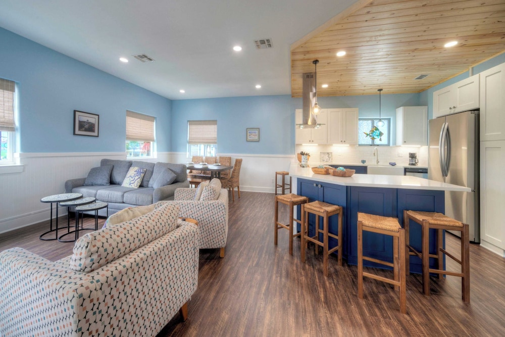 Luxe Coastal Stay w/ Private Pool, Walk to Beach Leave of Absence by Avantstay