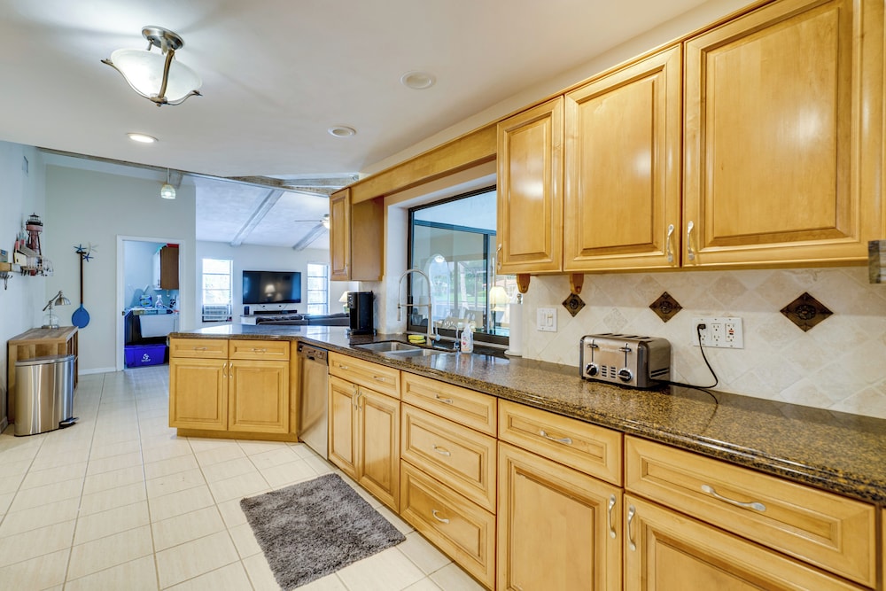 Canal-front Gem w/ Lanai & Dock in Cape Coral