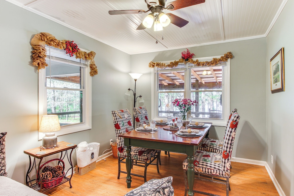 136 Private Acres: Lakefront Aiken County Home!