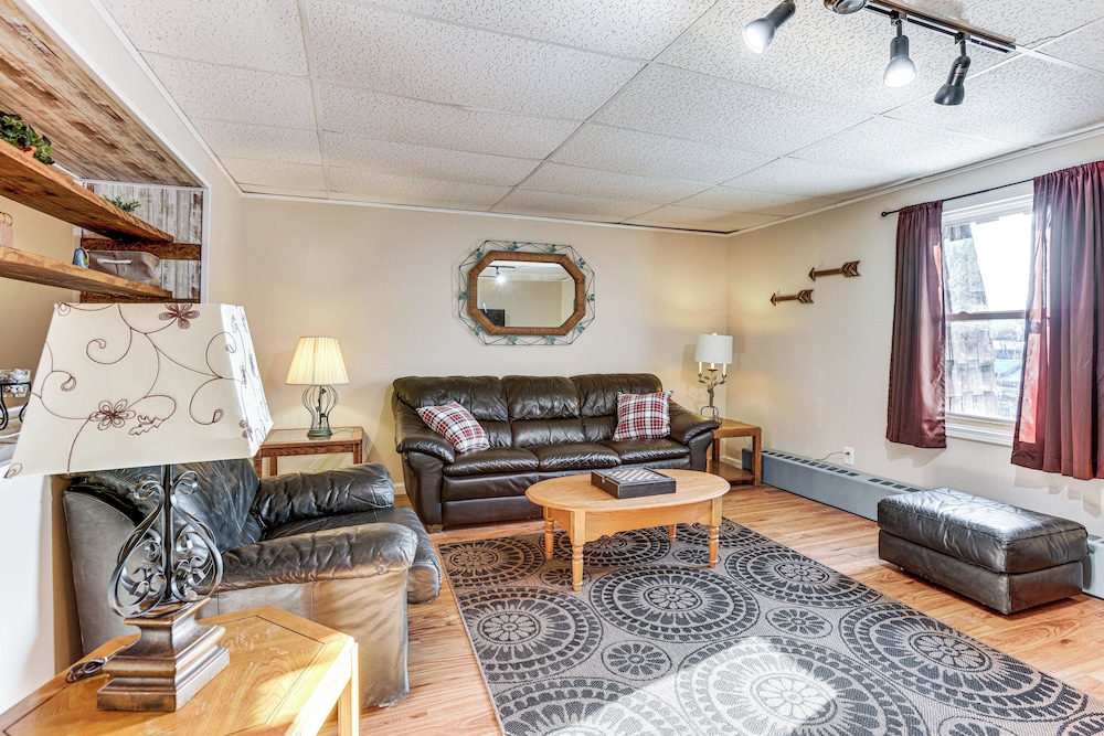 1 Block to Crystal Lake: Downtown Beulah Apt!
