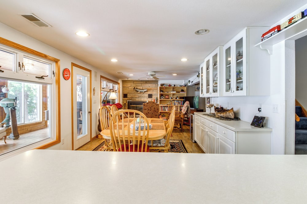 Dock, Deck & Fire Pit: Lakefront Home in Walker!