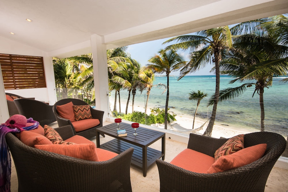 Beachfront W Private Staff in Gated Community