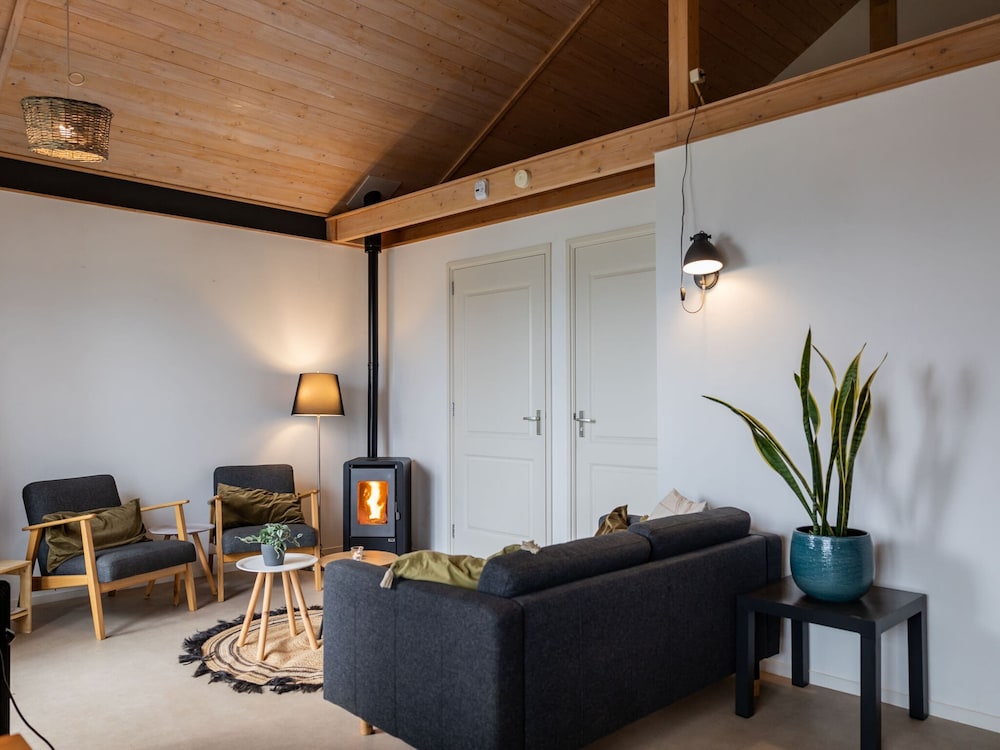 Cozy Chalet With Palet Stove view 3