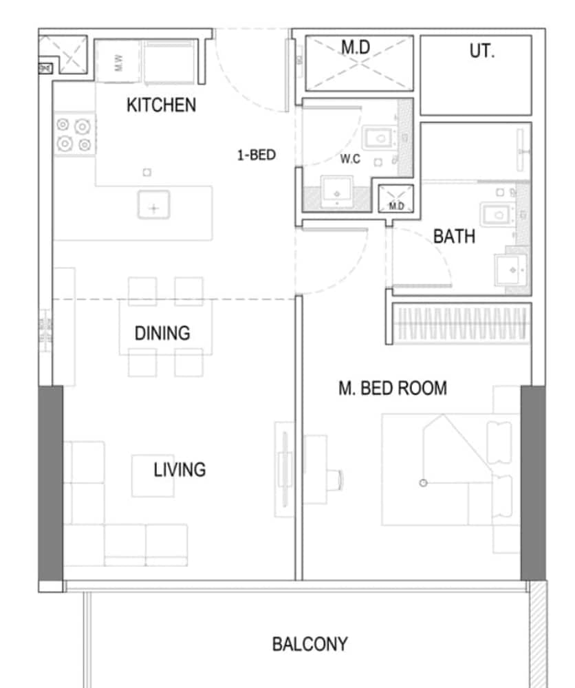 Ravishing 1 Bedroom in Binghatti Amber