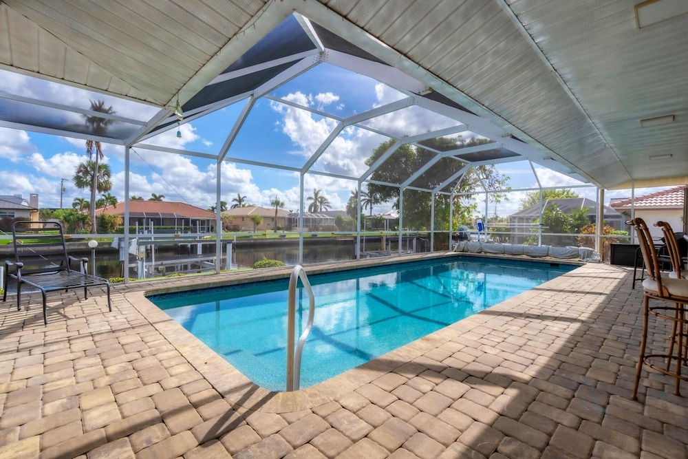 Punta Gorda Isles 3br Private Pool Home On Canal 3 Bedroom Home