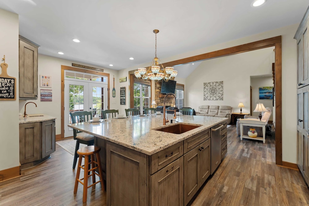 Spacious Waterfront Home on Lake Norman With Firepit, Views, and Dock Access