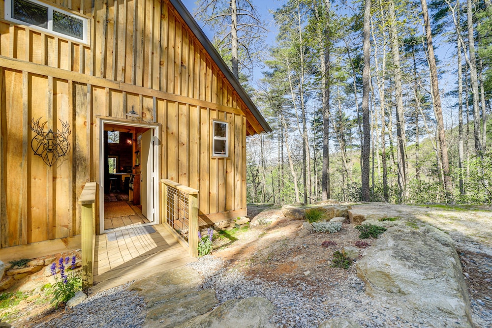Secluded Brevard Cabin w/ Private Waterfall! view 4
