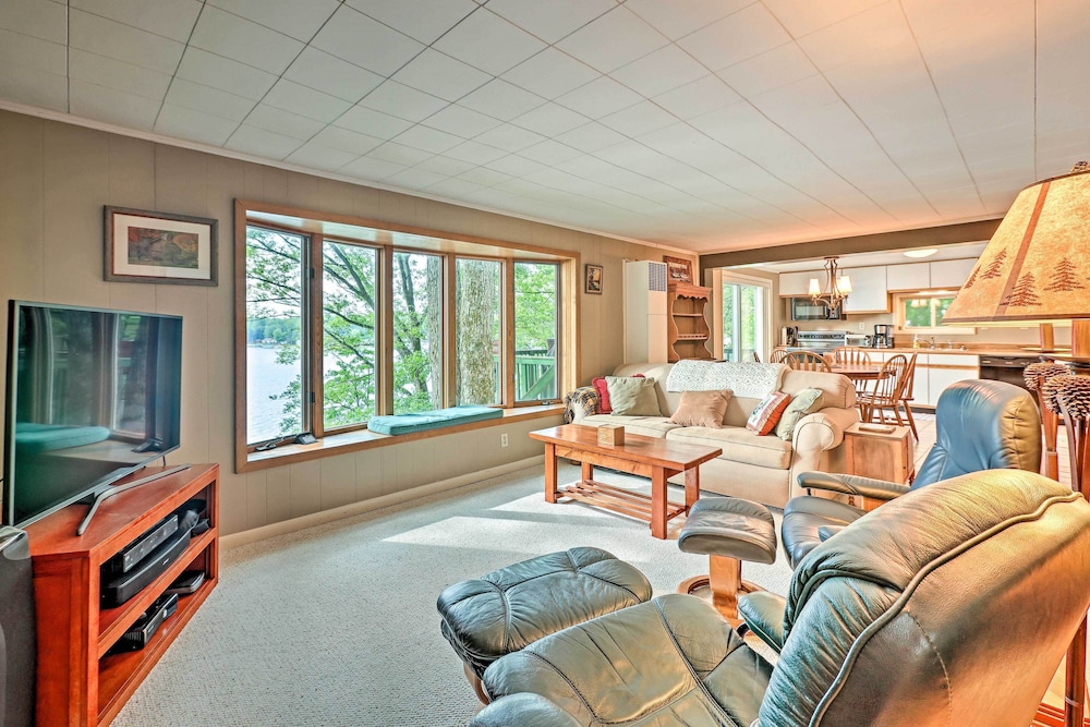 Cadillac Vacations - Le Roy Lakefront Retreat w/ Dock  Kayaks! - Property Image 1