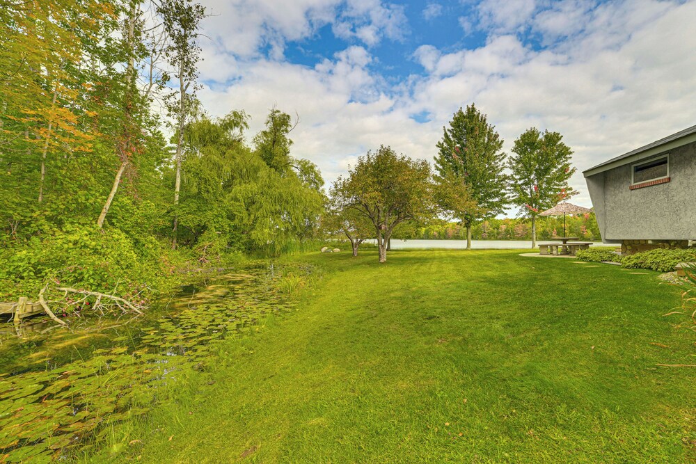 Lakefront Gem w/ Private Dock & Yard in Charlevoix