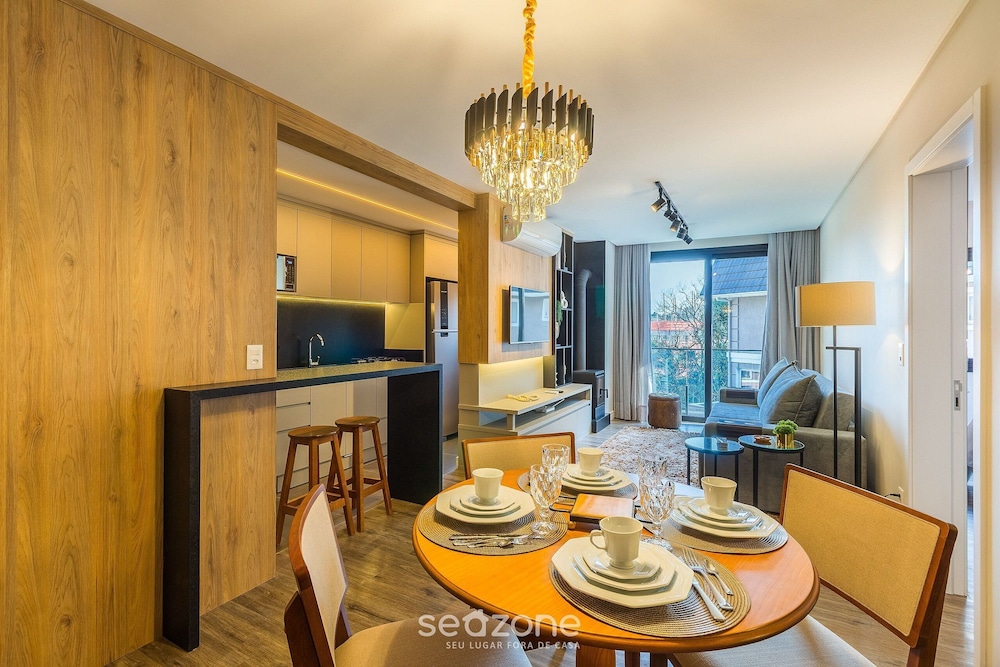 Charming apartment with fireplace in Gramado STA0305