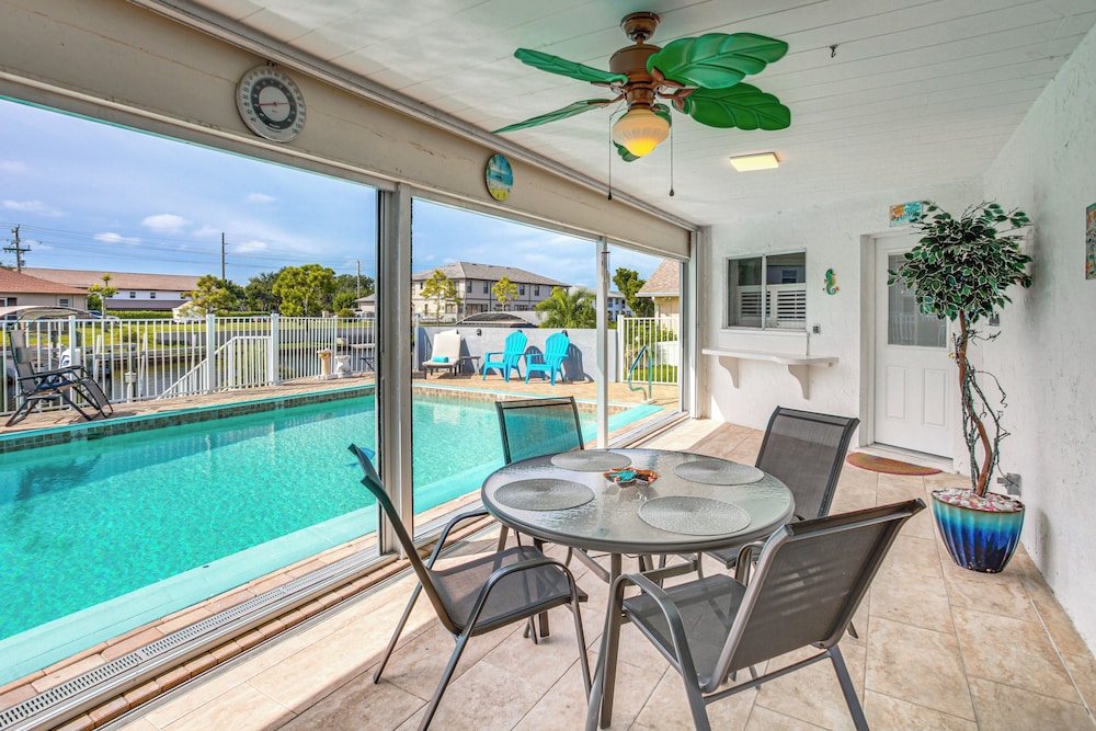Canal-front, Pet-friendly Cape Coral Retreat!