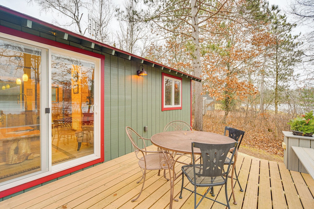 Minong Flowage Cabin w/ Fire Pit & Dock!