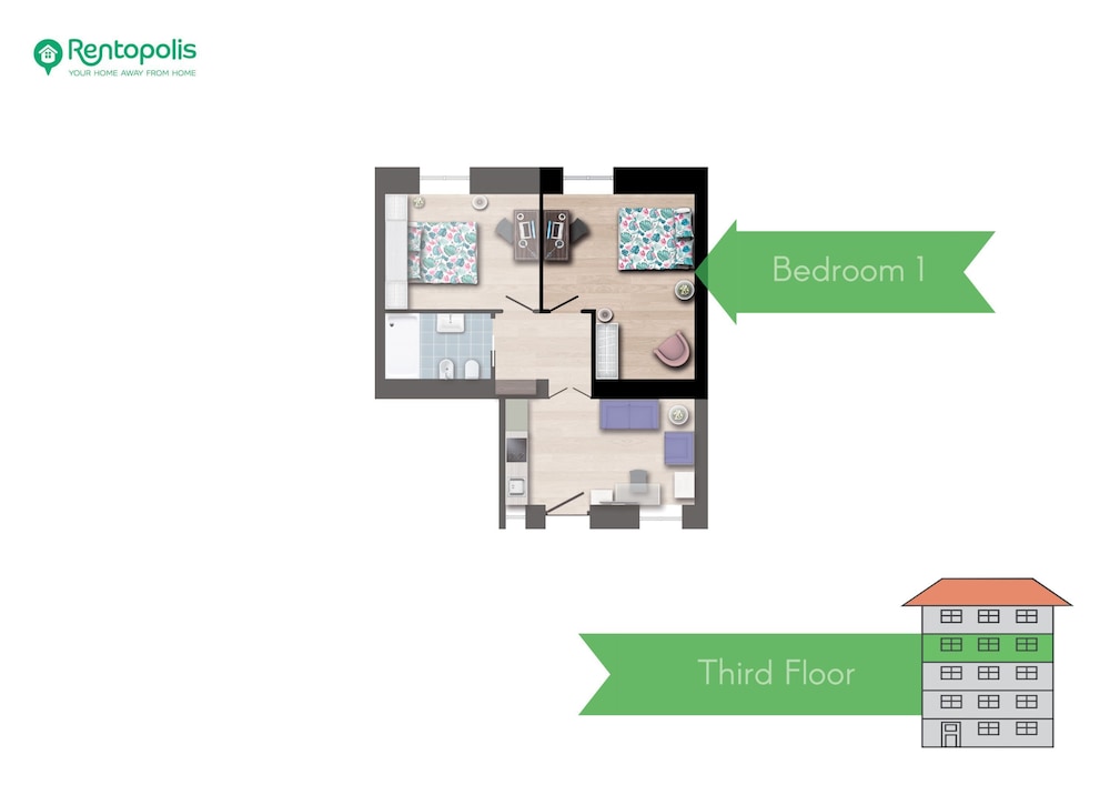 Venini - Cozy 2 Bdroom Apartment in Loreto Area