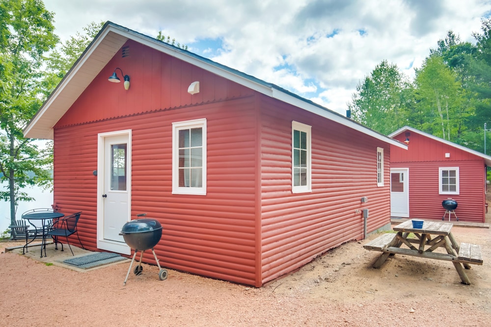 Waterfront Wisconsin Cabin: Private Dock, Grill view 5
